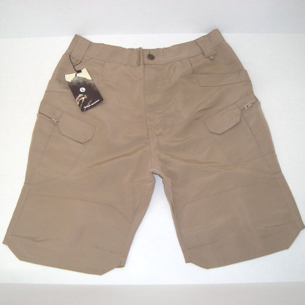 Outdoor Equipment Ripstop Cargo Shorts Men's Size L Khaki Tan